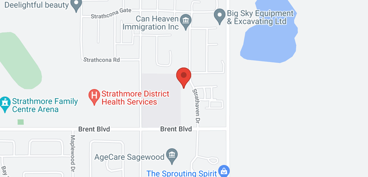 map of 204  STRATHAVEN Drive